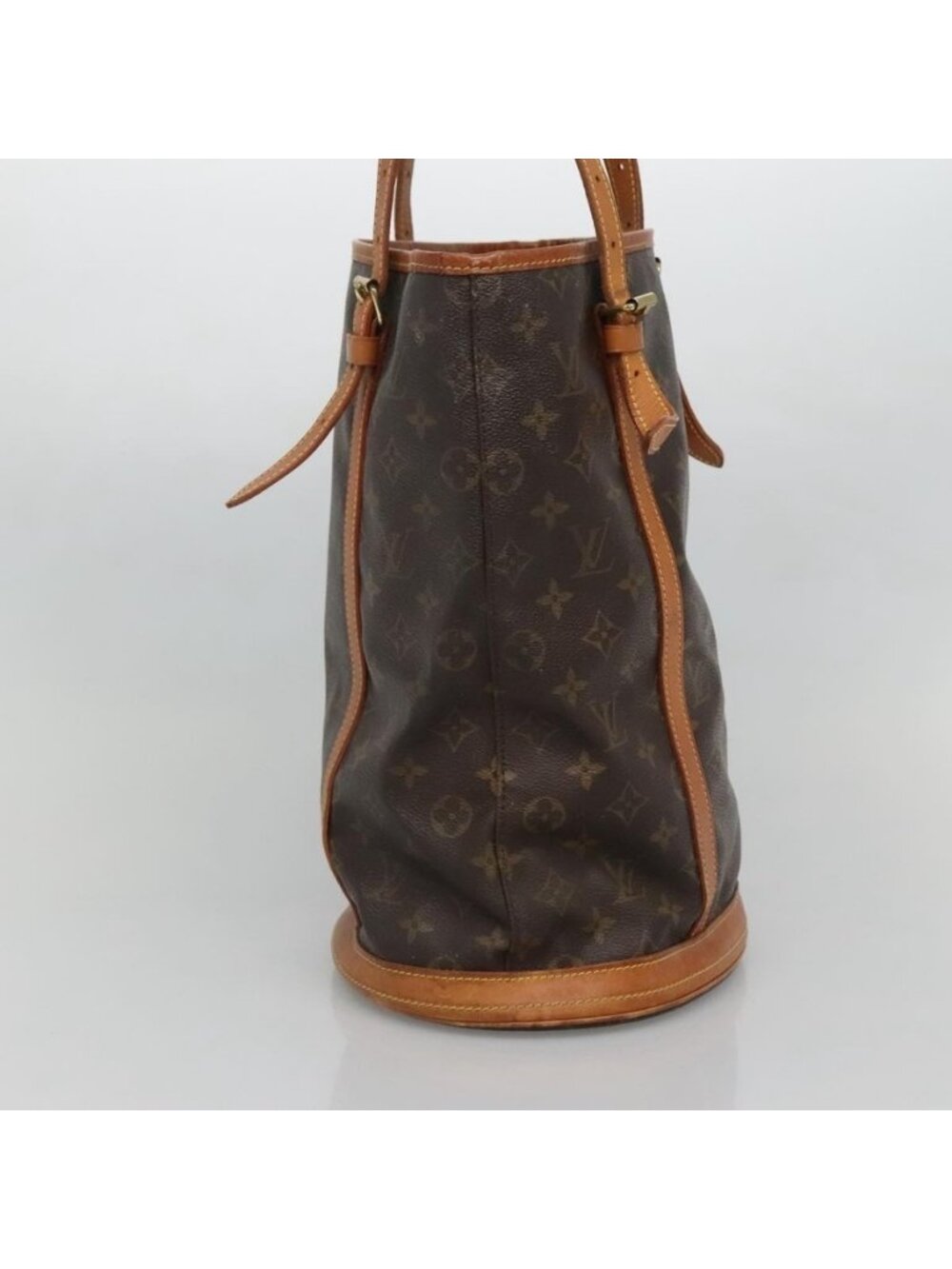 Authentic LOUIS VUITTON Monogram Bucket GM Shoulder Bag M42236 LV - Picture 11 of 16